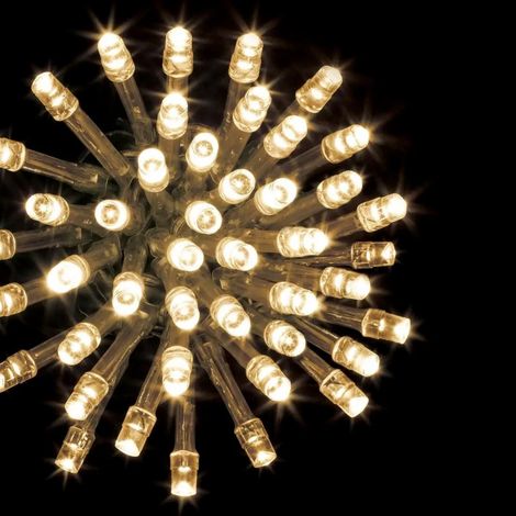 Guirlande de Noël Lumineuse "Timer" 50m Blanc Chaud