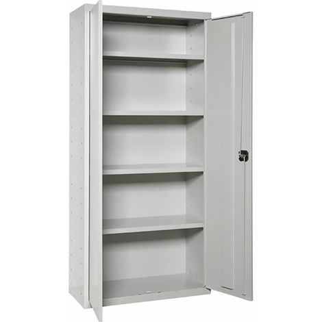 Armadio Simon Rack Grigio Metallo 80 x 40 x 180 cm (1/2)