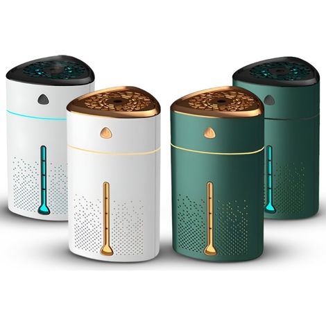 Humidificador de aire de 1 litro con difusor de aromaterapia - Verde, blanco (1/5)