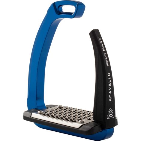 ACAVALLO Staffe Rel-X EASY BLU apertura in silicone (1/3)