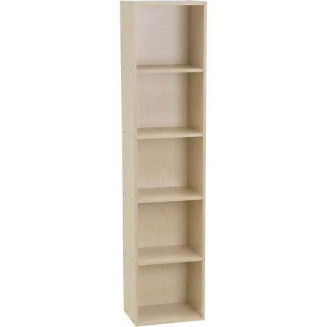 Libreria a Scomparti Scaffalatura Modulare Moderna Soggiorno Ufficio 5 (1/5)