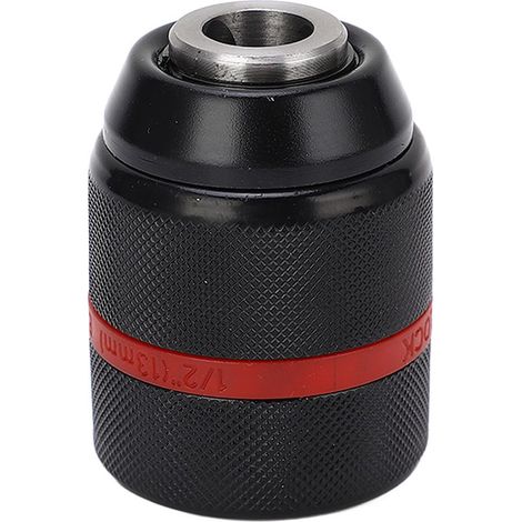 Mandrin de perçage sans clé 1/2-20UNF, montage auto-serrant, plage de serrage électrique de 2 à 13mm, rond 58mm / 2,3 pouces (1/5)