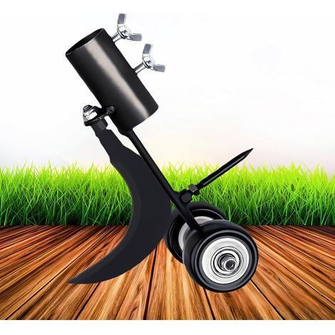 Désherbeur 2 en 1 avec roues, désherbeur manuel de jardin, outil de désherbage manuel pour le jardin, convient pour le désherbage dans les crevasses (1/5)