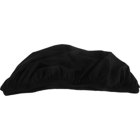 Schwarzer Toilettendeckel aus Polyester, formstabil und mit Schutzabdeckung. Geeignet (1/5)