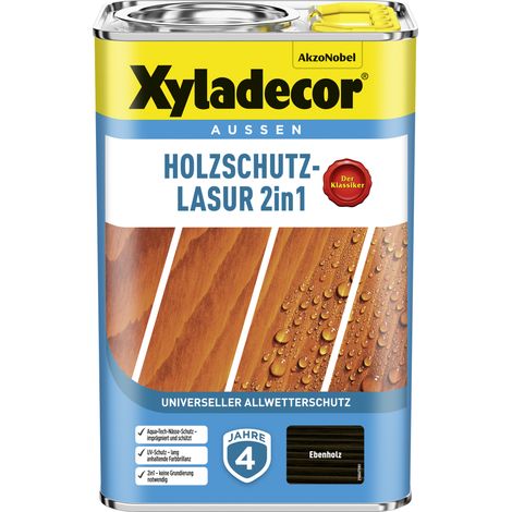 XYLADECOR Holzschutzlasur 2in1 Ebenholz 4L - 5614864