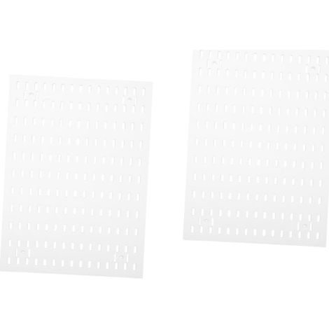 de 2 panneaux perforés pour fixation murale et de porte