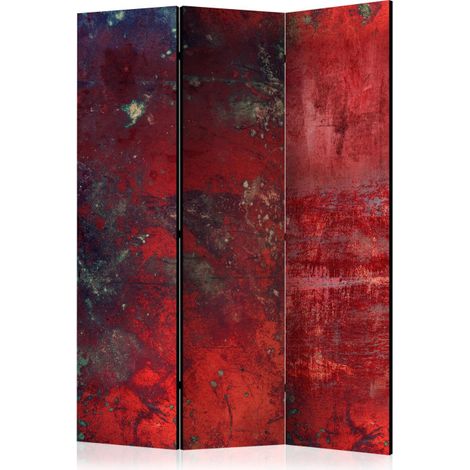 Paravent 3 Volets "Red Concrete" 135x172cm (1/2)