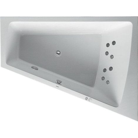Duravit Paiova Whirlpool, Einbauversion, 1 Rückenschräge rechts, (1/5)