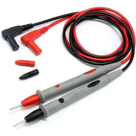Fils de test multimètre fiche banane, 1000 V 10 A sondes de test multimètre numérique pour multimètre accessoires de multimètre de test électronique (1/5)