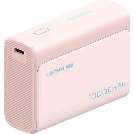 Powerbank da 10000 mAh con porte USB-C e USB-A da 30 W - rosa (1/4)