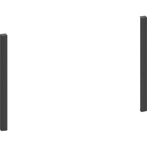 Neff Flex Design Kit Z9038DY0 Rahmen - Neff Zubehör passend zu Mikrowellen N70 & N90 380mm, schwarz - 1 Paar