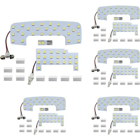 Kit de 5 ampoules LED pour éclairage intérieur de toit de voiture (lampe de lecture/carte) pour Suzuki Jimny JB64W JB74W 2019 2020 2021