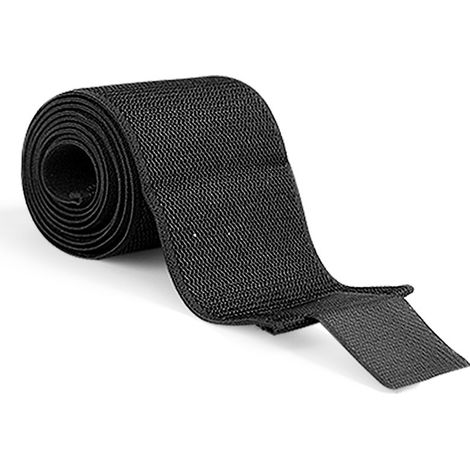 Lot de 2 genouillères extra longues, bandages de compression élastiques pour jambes, chevilles, pieds, mollets et poignets, sangles de maintien pour