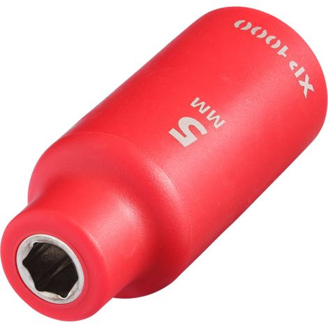 Draper 18653 XP1000 VDE Socket, 1/4"" Sq. Dr., 5mm (1/2)