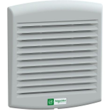 Ventilador 24V DC SCHNEIDER con caudal de 85m3/h y protección IP54.