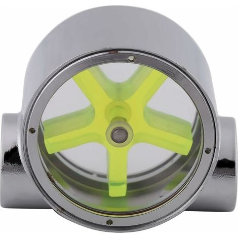 Tungsten Alloy Flow Meter Indicator G1/4 Standard Female to Female Thread Computer Water Cooling Flow Indicator (1/5)