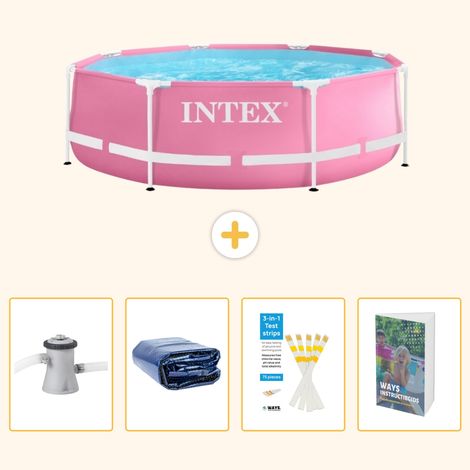 Intex Piscine Tubulaire Ronde - 244x76 cm - 5-pièces  SCB129 (1/5)