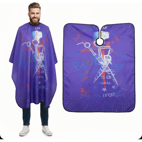 Capa de barbero para una peluquería grande. (1/5)