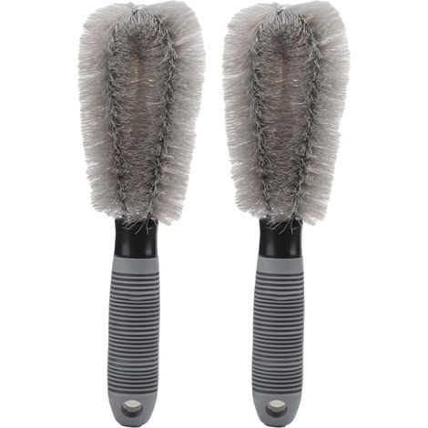 Brosse de moyeu de roue 10 pouces, outil de nettoyage ergonomique pour buse d'échappement et compartiment moteur (1/5)