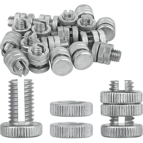 Connecteurs à boulon fendus pour clôtures électroniques - résistants à la corrosion, faciles à installer - lot de 15, argent (1/5)