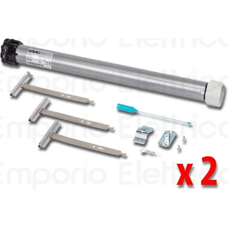 faac tm2k kit mini moteur tubulaire tm245 30/17 55 kg 143202 (ex 132036) x 2
