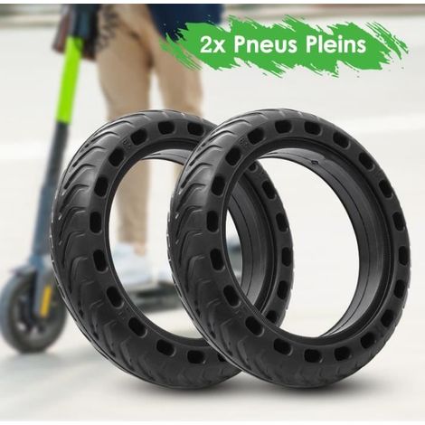 2X Pneus Pleins Alvéolés Xiaomi M365 / Pro - Anti-dérapant - Pneus increvables trottinette électrique Xiaomi - Pneus dur-Ywey (1/3)