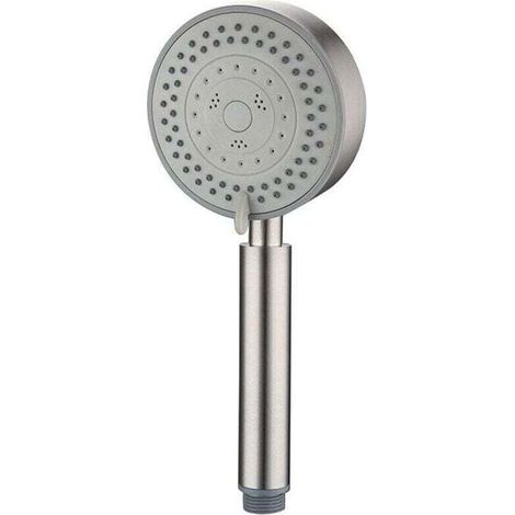 Pommeau Douche Haute Pression en Acier Inoxydable 304, XU, Douche 5 Modes de Douchette à mainet bouton de l'interrupteur, Douche Salle de Bain Haute Pression et Installation Facile - KZQ