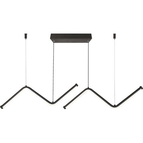 V-TAC Lampadario LED a Sospensione 12W dal Design Moderno Colore Nero Bianco Naturale (1/5)