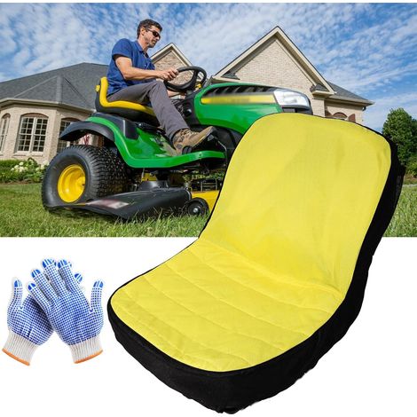 LP92334 Padded Seat Cover Couverture de siège grande taille,Housse de siège imperméable et rembourrée pour tondeuse autoportée jusqu'à 18"de hauteur,pochette de rangement pratique (1/5)