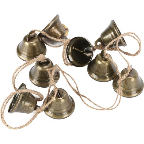 Cloches décoratives pour mariage, cloches en cuivre anticorrosion, son puissant, accessoires de bricolage (1/5)