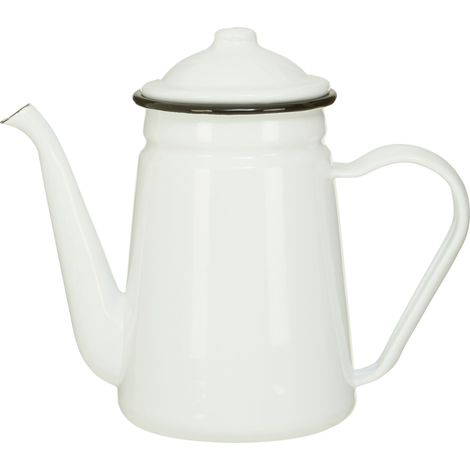 Interiors By Premier Durable White Coffee Pot, Elegant Design Coffee Pot For Dining Table, Practical Coffee Pot For Breakfast (1/5)