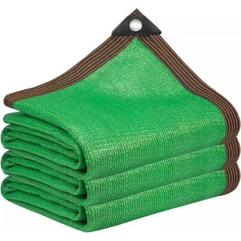 Voile d'ombrage rectangulaire perméable 3 x 3 m avec œillets renforcés – idéal pour terrasse, jardin et bac à sable (1/5)