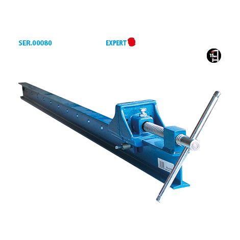 Leman – Serre-joint dormant 80x42 – Serrage 1500 – Pour fenêtres et meubles – Matériaux bois dur et teck