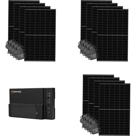 Thomson – Kit solaire autonome 12 modules 4,5kW – Autoconsommation avec micro-onduleurs Enphase – Installation et démarches incluses (1/5)