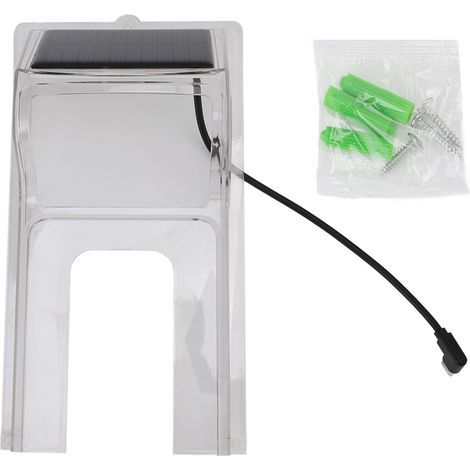 Rain cover for doorbell, transparent ABS, waterproof, solar-resistant, for outdoor door chime (1/5)