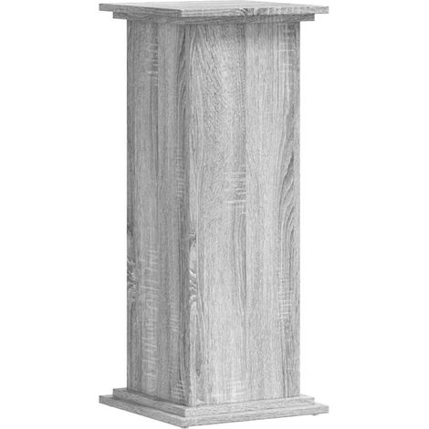 Plant Stand Grey Sonoma 33x33x80 cm Engineered Wood vidaXL