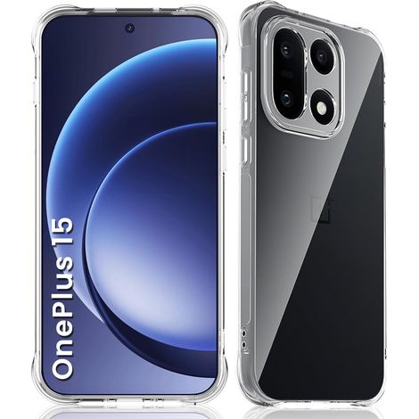 Funda para OnePlus 15, resistente a caídas, transparente. (1/5)