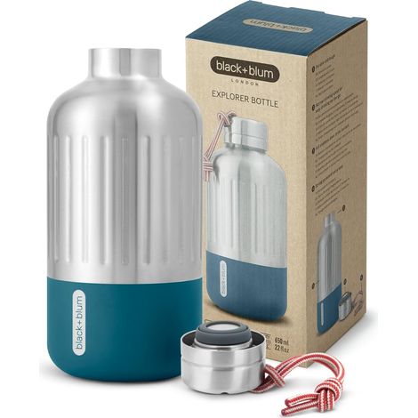 Black+blum Explorer Bottle - Thermos da 650 ml, colore: oceano (1/5)