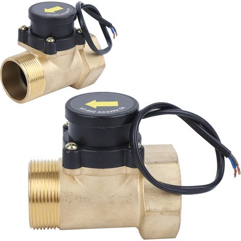 Capteur de débit pour pompe à eau, interrupteur automatique électronique en laiton, contrôle de pression, 1,5 pouces HT-802 220V (1/5)