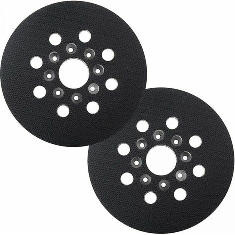 (2 pièces) Plateau de support de 125 mm compatible avec Bosch PEX 220 A, GEX 125-1 AE, PEX 220 AE, Skil 7402/7490 (1/5)