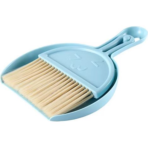 Mini-balayette et pelle à poussière de bureau — Outil de nettoyage pour clavier, rebord de fenêtre et fentes
