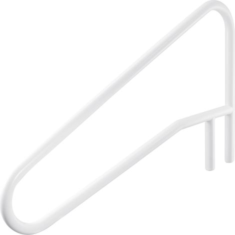 Rampe Piscine 137x81 cm Main Courante Piscine Acier Inoxydable Charge 100 kg Barre d'Appui Sécurité pour Bords de Piscines, Parcs Aquatiques, Centres Spa, Montage Encastré, Soudure sans Joint (1/5)