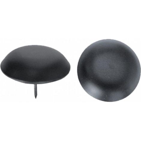 FPLUS clavo forj.redon.35x30mm.73735 , Clavo para puertas decorativo en negro forja.