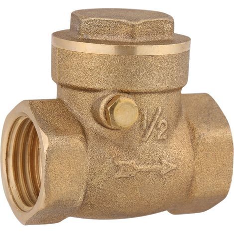 filetage femelle en laiton anti-retour battant clapet anti-retour compresseur connecteur outil de pompe  empêcher l'eau de refluer (1/5)