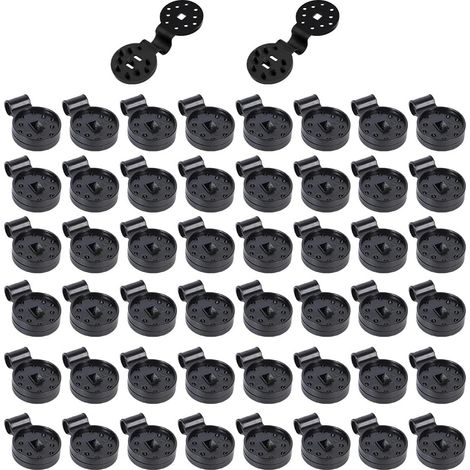 50 Pièces Clips de bâche Robustes,pour Les serres et Les Jardins (1/5)