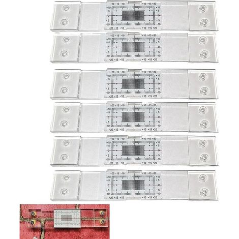 6-Punkt-Risslehre, Präzisions-Rissaufnahmegerät, Standard-Rissmesswerkzeug, Rissüberwachungsgerät (1/4)