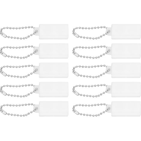 Étui de rangement pour piles d'aides auditives, 10 pièces, avec porte-clés, pochette de voyage portable, boîtier de stockage pour piles bouton (1/5)