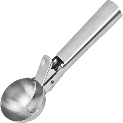 Ice cream scoop – 18 x 4 x 3.5 cm – Professional use – Ideal for ice cream, melon, meatballs, pasta, mashed potatoes or melon balls. (1/5)