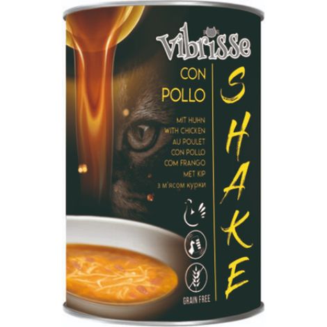 Vibrisse Shake al Pollo per gatti 12 lattine da 135 g cad.: 12 lattine 135 g cad.