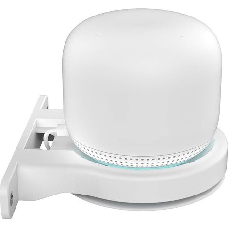 Kompatibel mit Google Wifi – Support Mural Google Wifi – Accessoire De Haut-Parleur Google Wifi (Google Wifi, Weiß, Dd96) – 1 Paket (1/5)